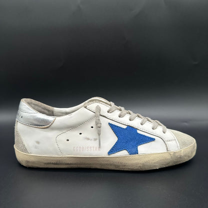 Golden Goose Superstar - Blanc Bleu Argent C1199