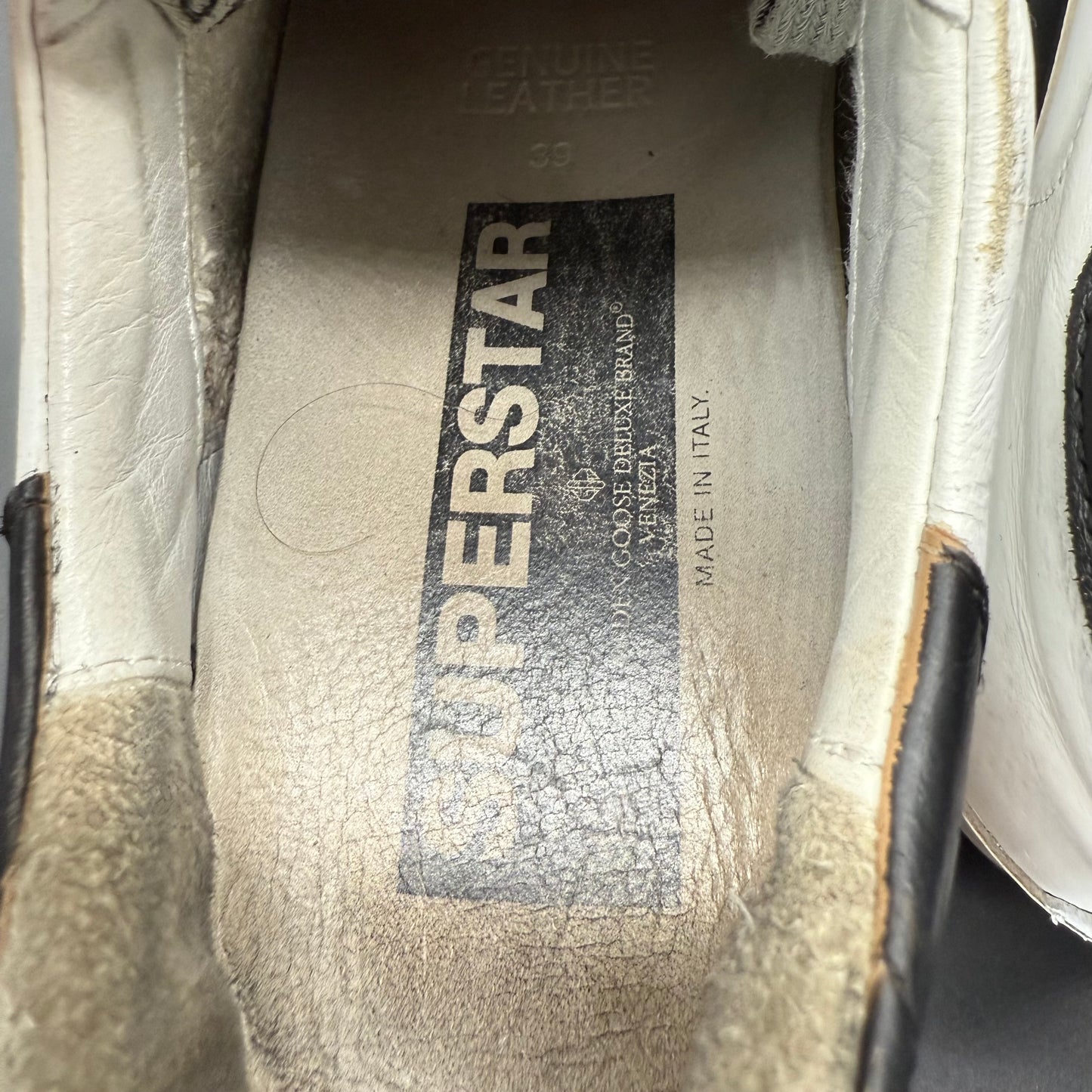 Golden Goose Superstar - Blanc Noir