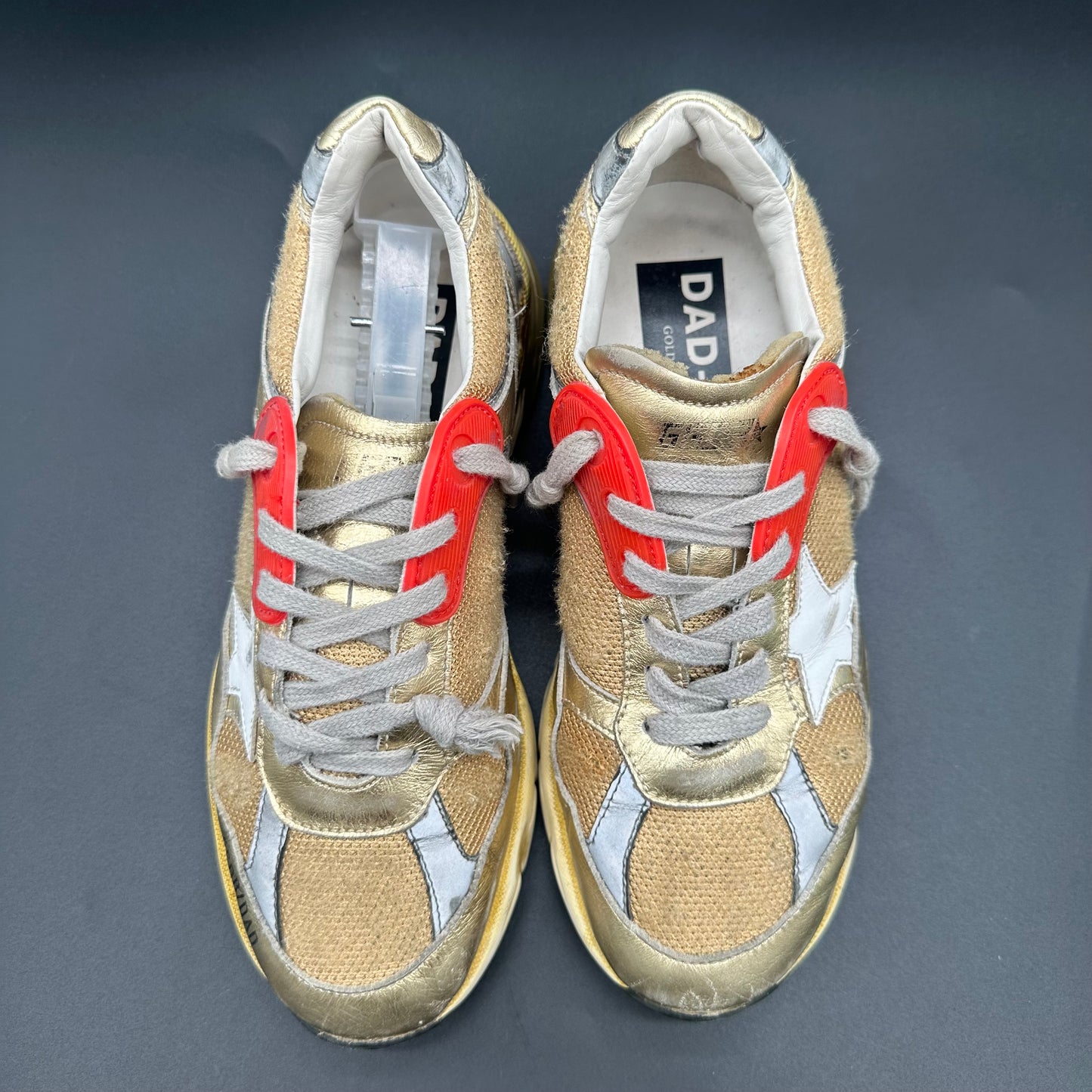 Golden Goose Dad-Star - Or Rouge Gris K30