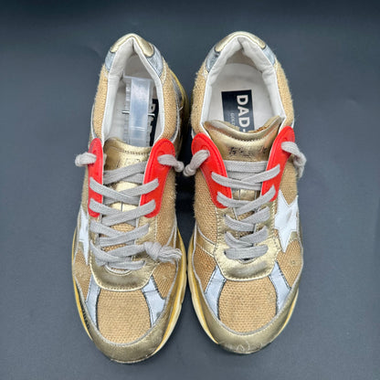 Golden Goose Dad-Star - Or Rouge Gris K30