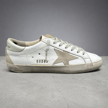 Golden Goose Superstar - Blanc Beige Argent C1271