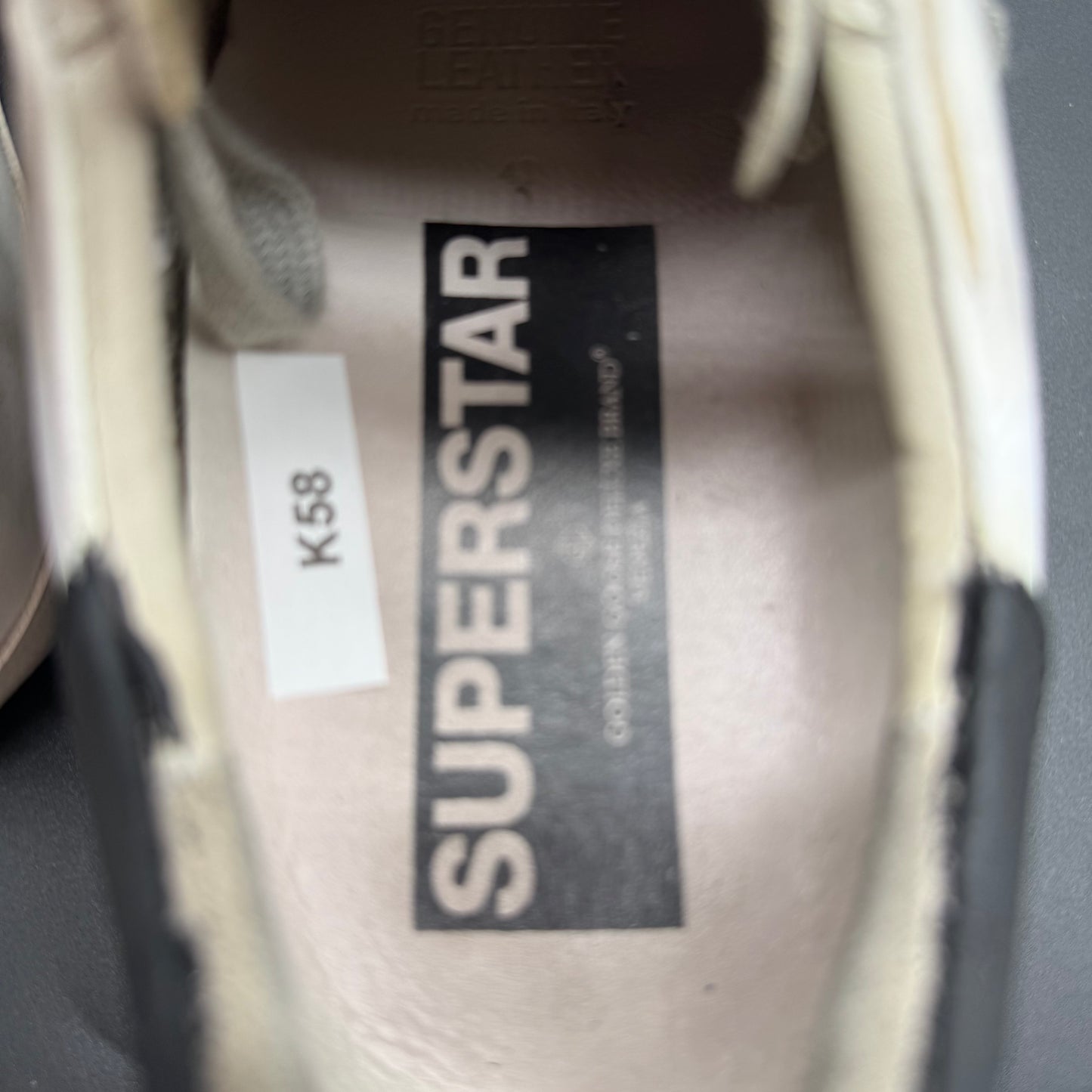 Golden Goose Superstar - Blanc Noir K58