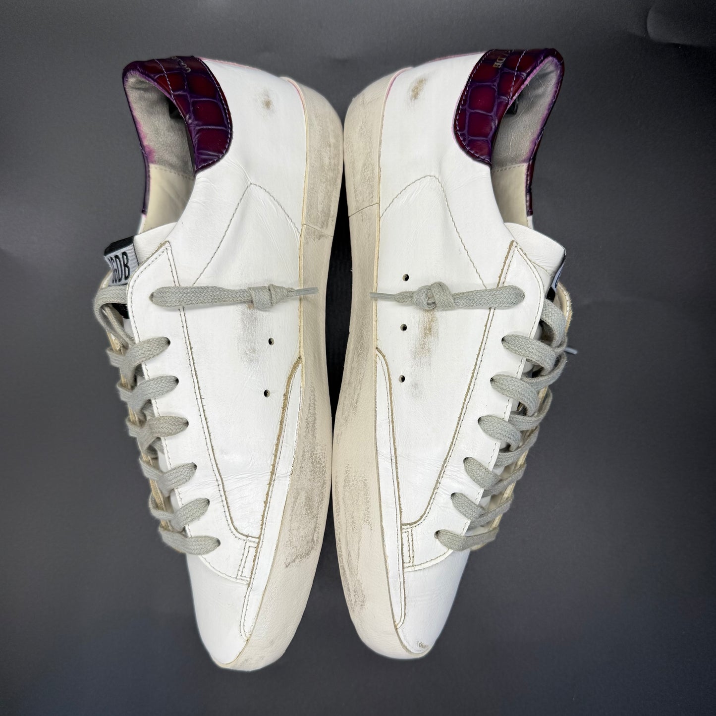Golden Goose Superstar - Blanc/Violet ◼️