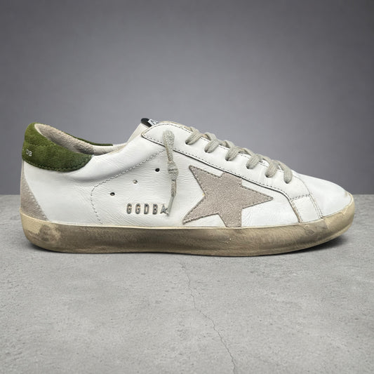 Golden Goose Superstar - Blanc Vert Beige C1281