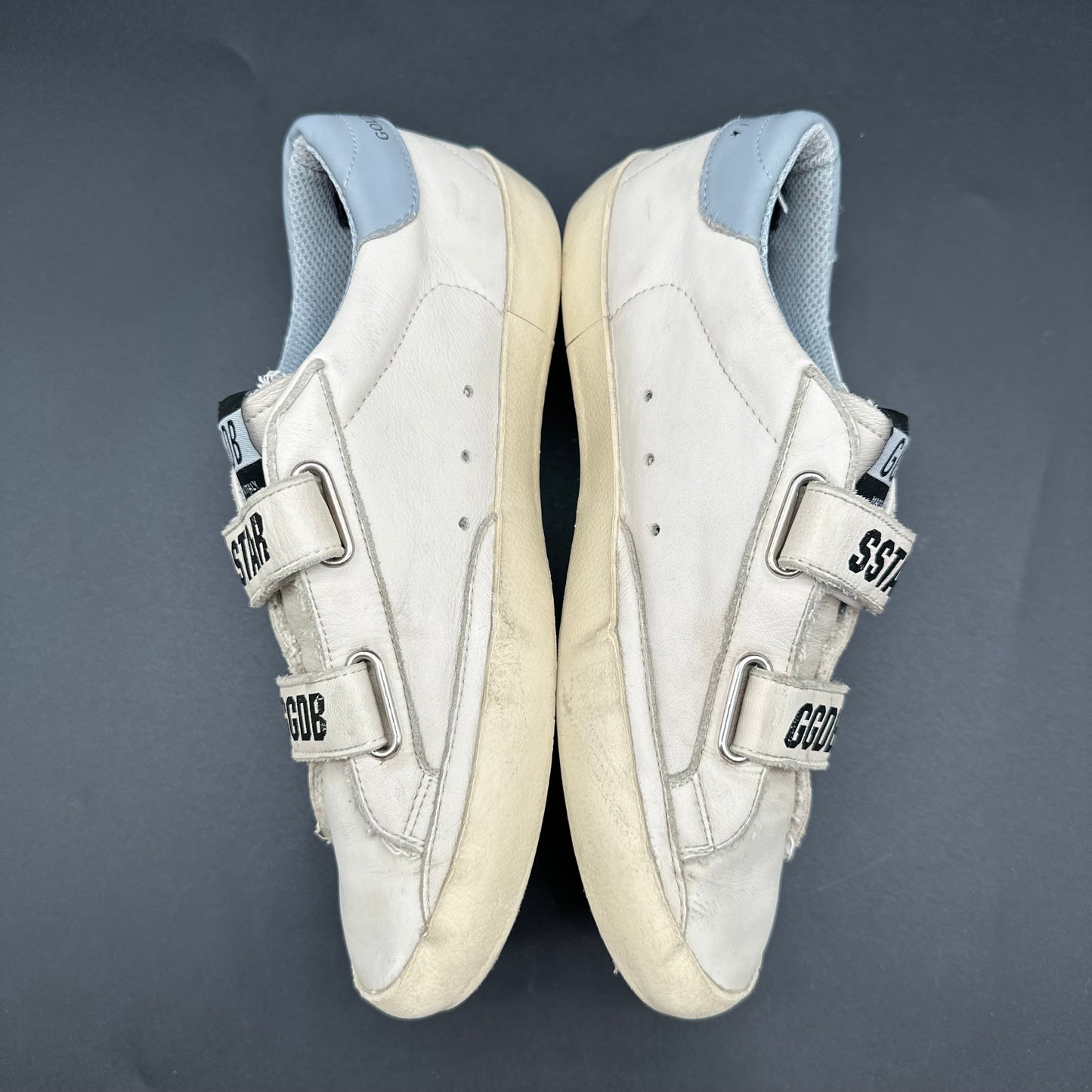 Golden Goose Old-School - Blanc Noir Bleu J033
