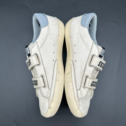 Golden Goose Old-School - Blanc Noir Bleu J033