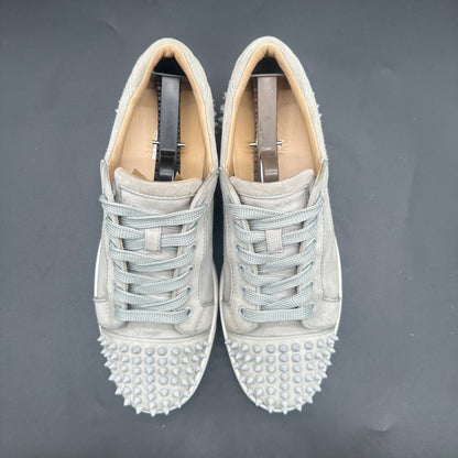 Louboutin Junior Spikes - Gris Blanc C1416
