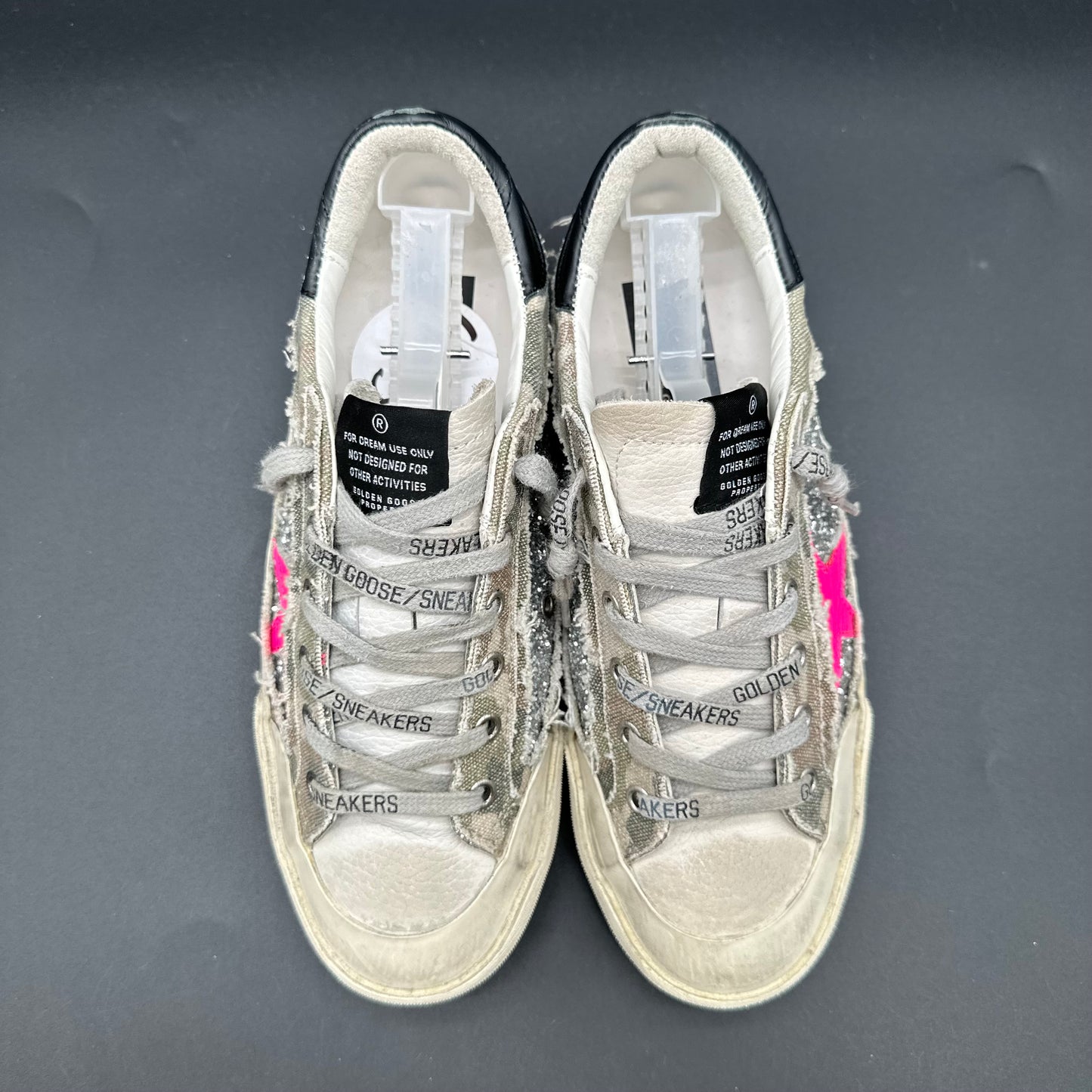 Golden Goose Superstar - Beige Noir Rose Argent Paillettes C1441