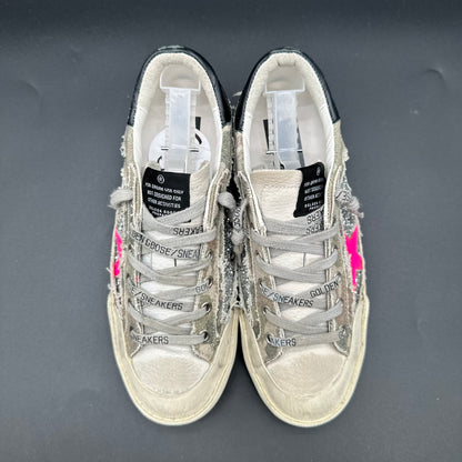 Golden Goose Superstar - Beige Noir Rose Argent Paillettes C1441