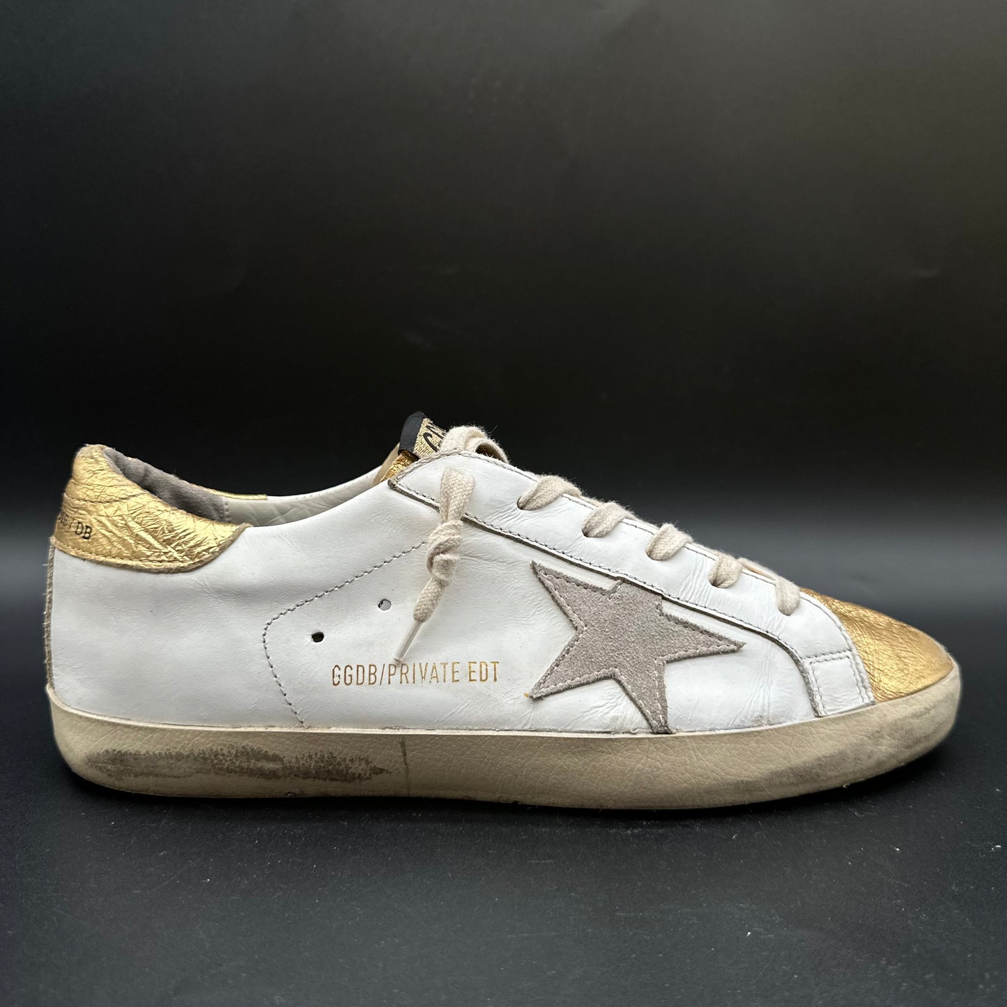 Golden Goose Superstar - Blanc Beige Or K48