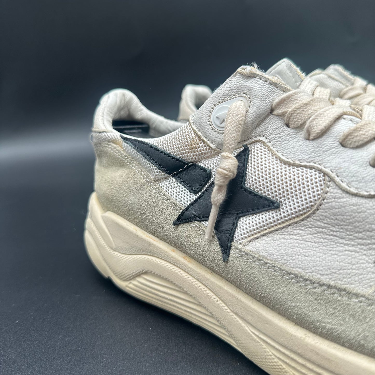 Golden Goose Running - Beige Noir C1174