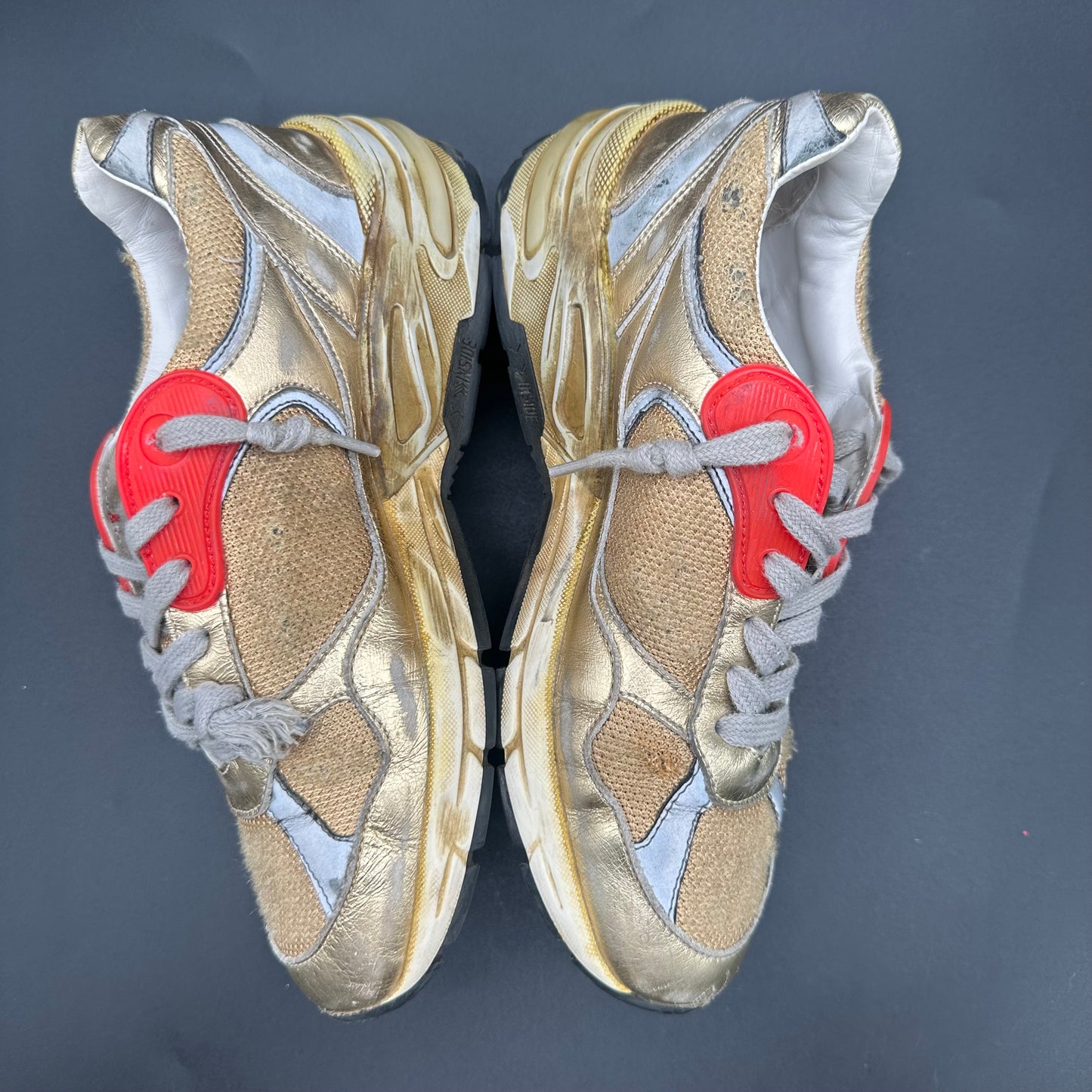 Golden Goose Dad-Star - Or Rouge Gris K30