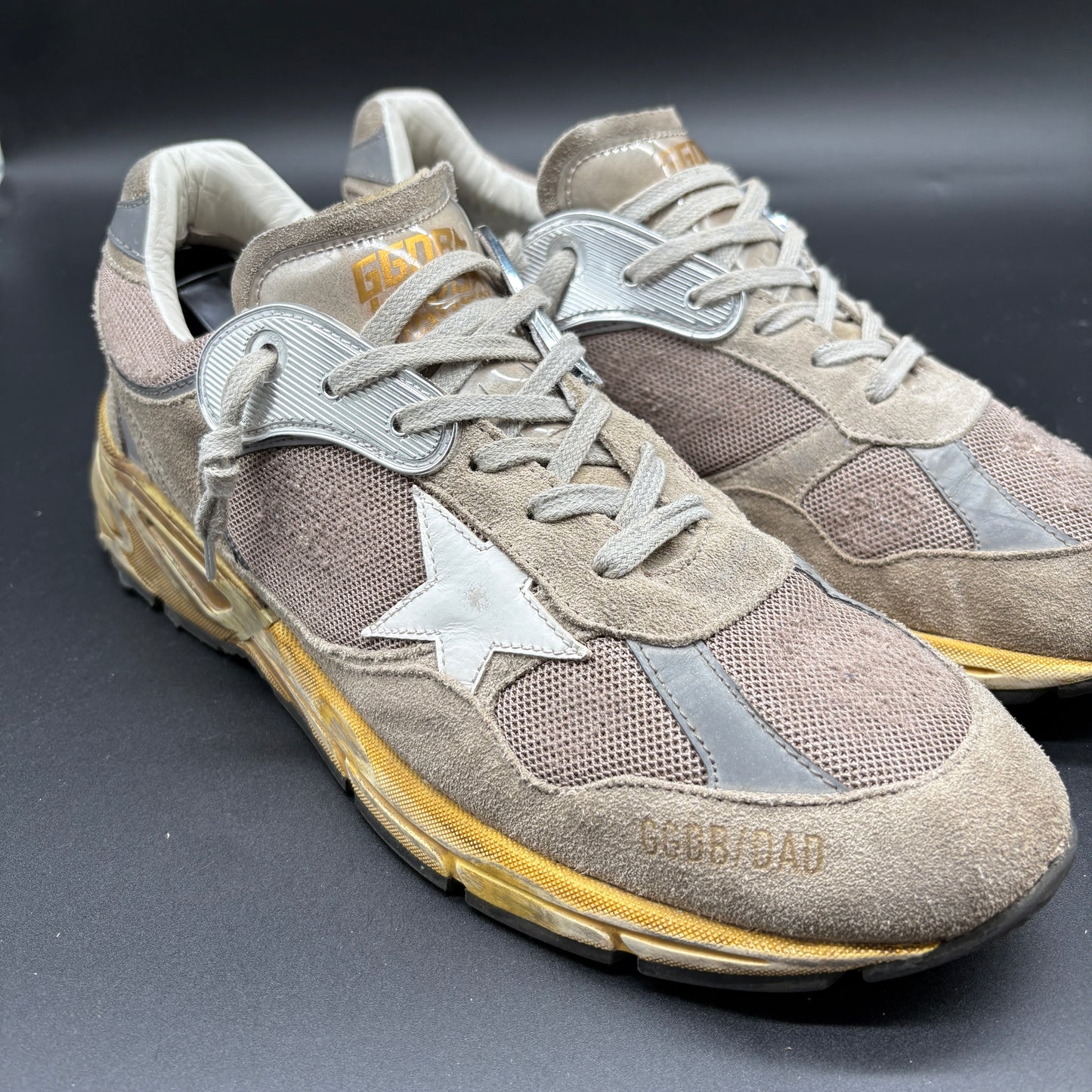 Golden Goose Dad-Star - Kaki Marron K36