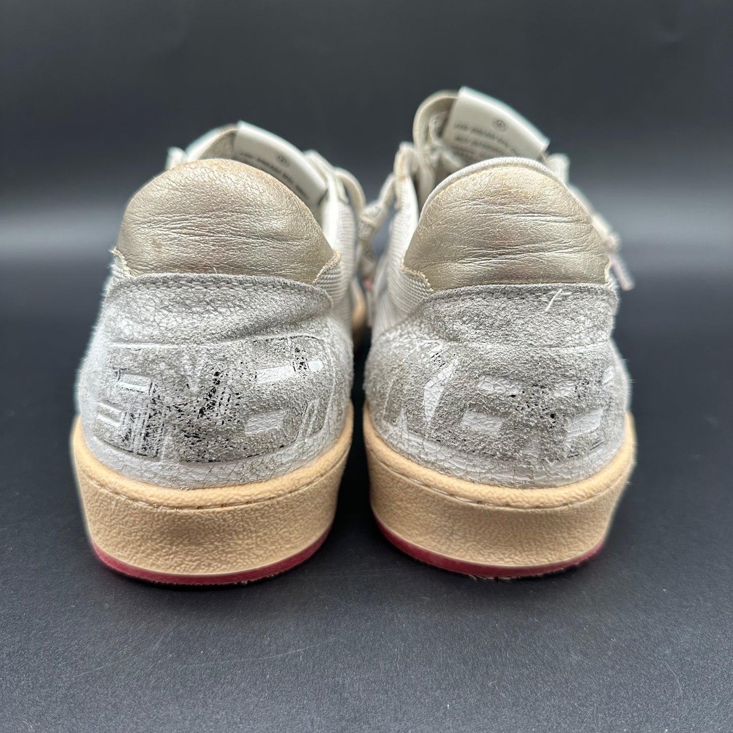 Golden Goose Ballstar - Blanc Beige Rouge C1319