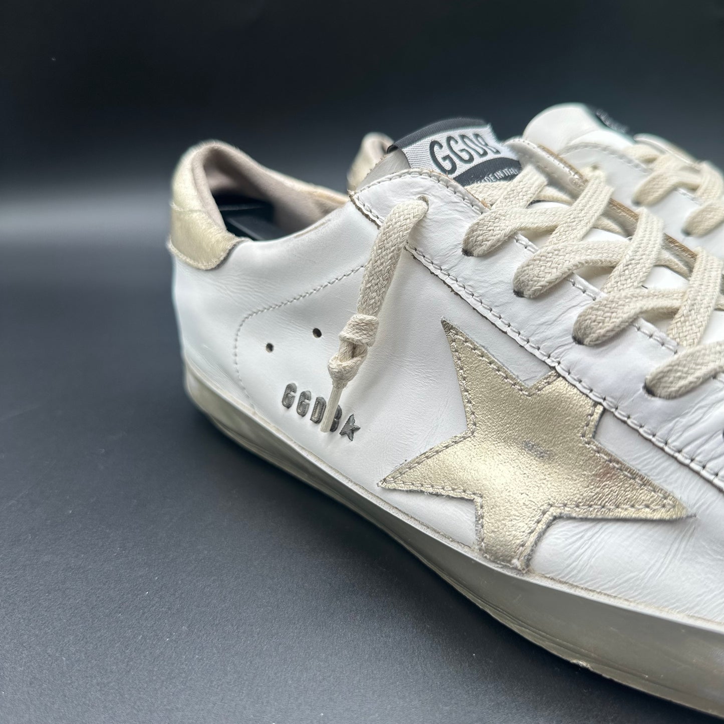 Golden Goose Superstar - Blanc Or C1202