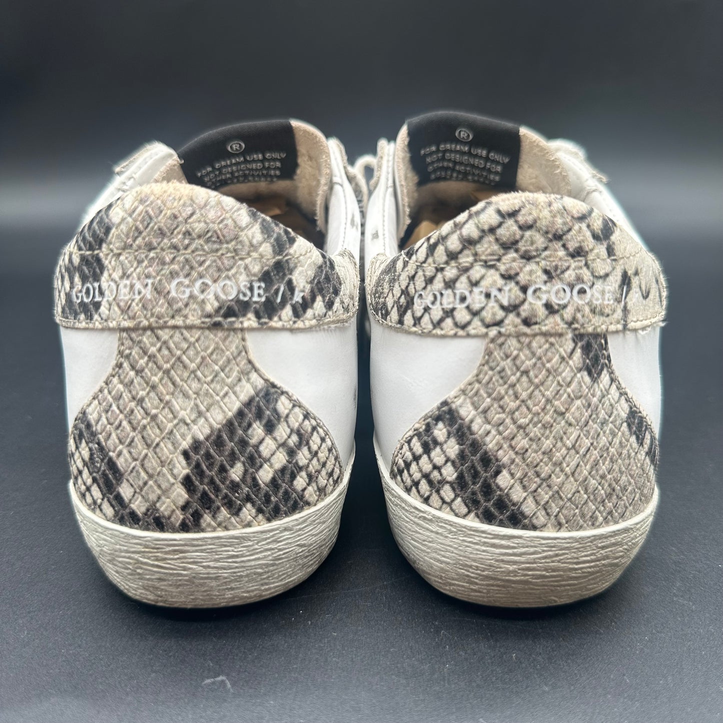 Golden Goose Superstar - Blanc Paillettes Serpent P431