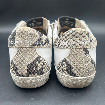 Golden Goose Superstar - Blanc Paillettes Serpent P431