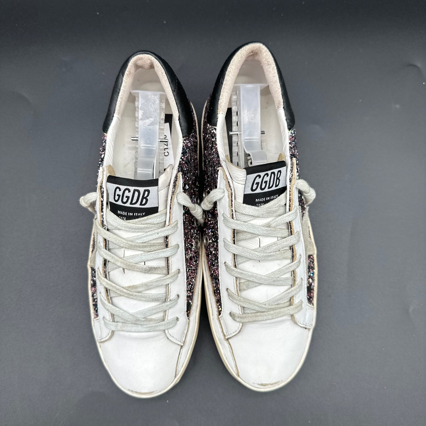Golden Goose Superstar - Noir Beige Paillettes C1240