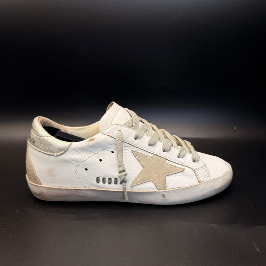 Golden Goose Superstar - Blanc/Argent ◾️