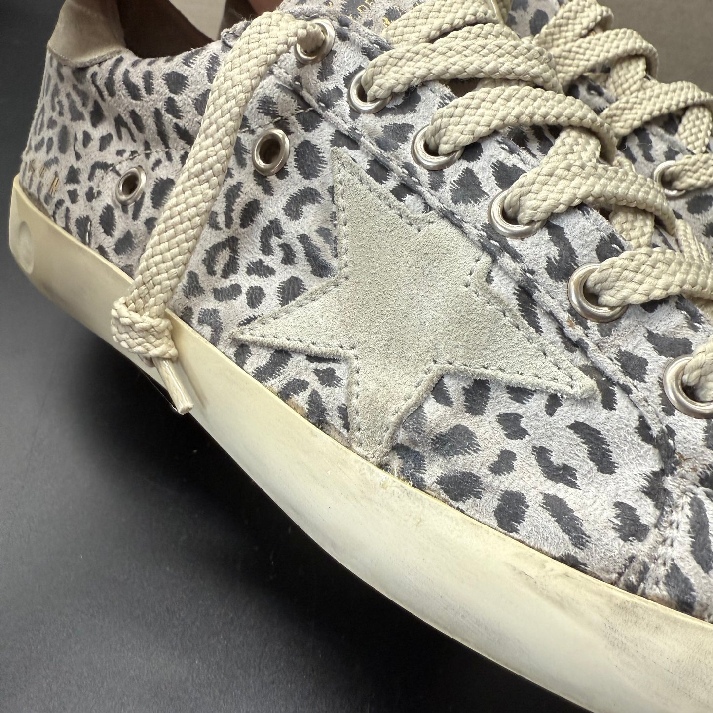 Golden Goose Superstar - Leopard Crème