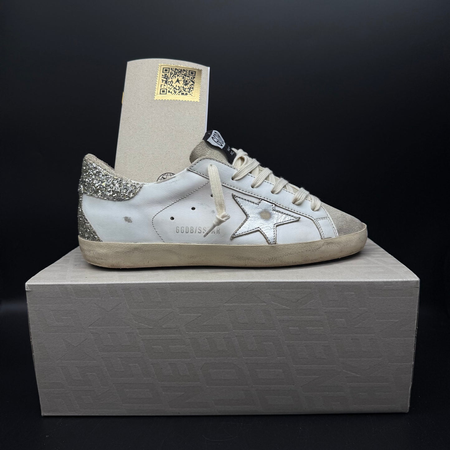 Golden Goose Superstar - Beige Argenté
