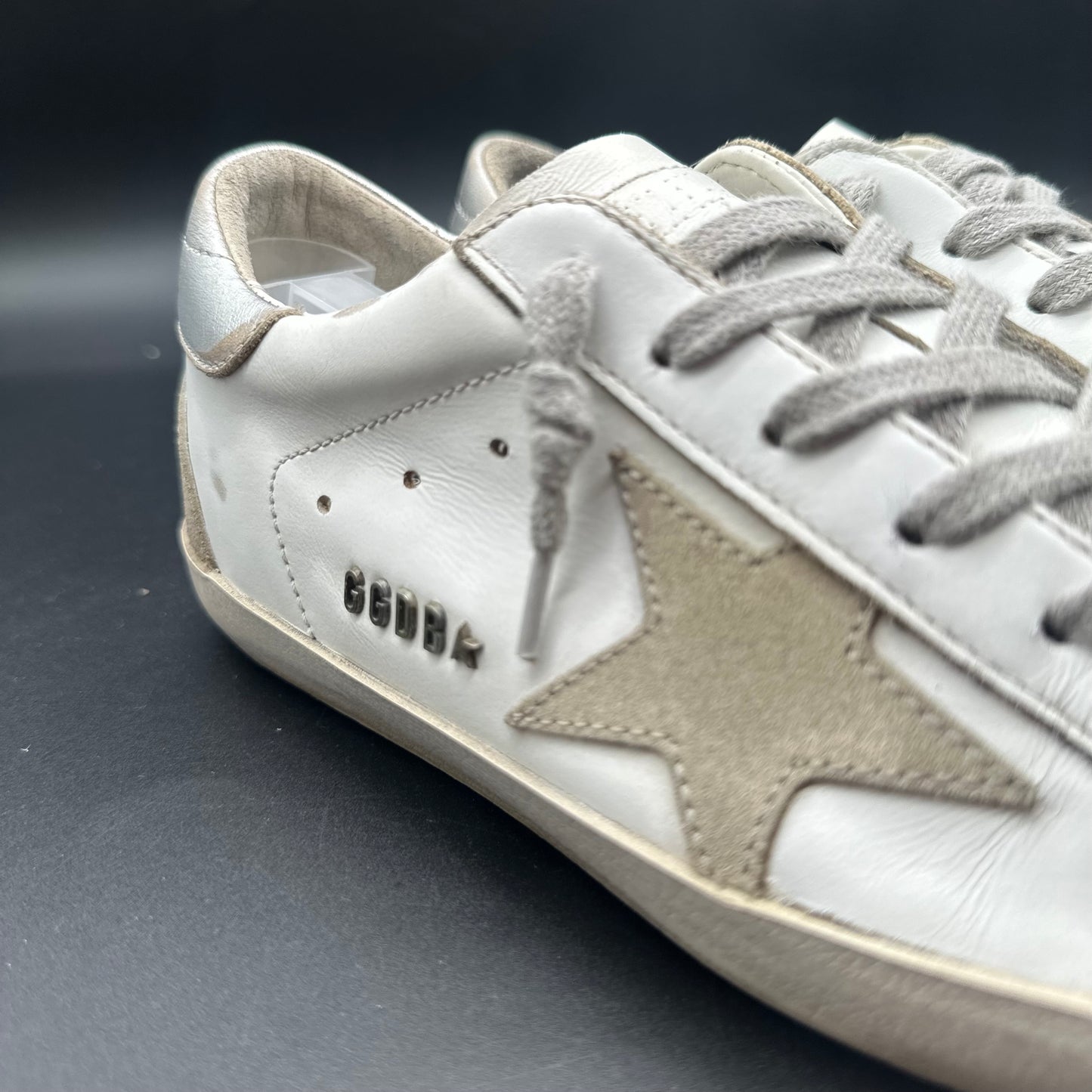 Golden Goose Superstar - Blanc Beige Argent C1139
