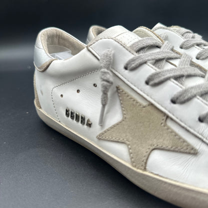 Golden Goose Superstar - Blanc Beige Argent C1139