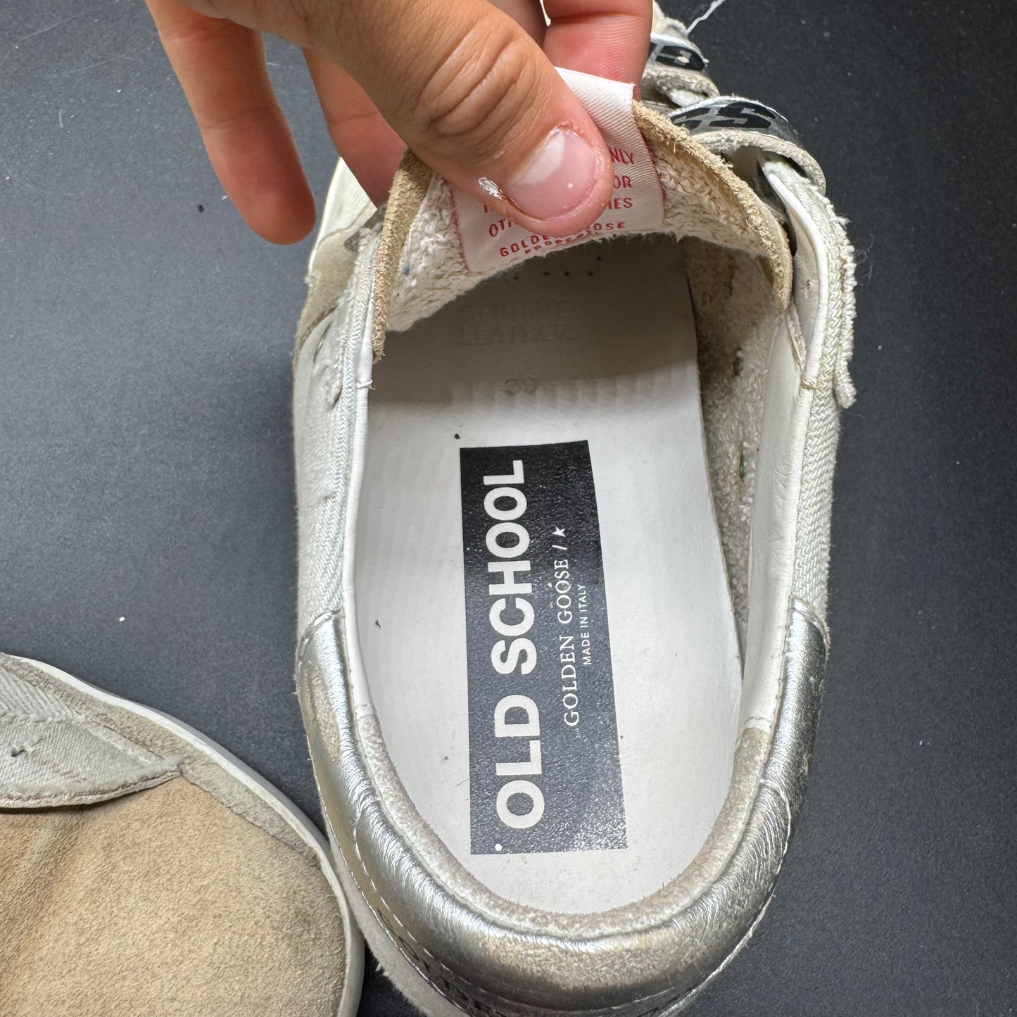 Golden Goose Old School - Gris ▫️