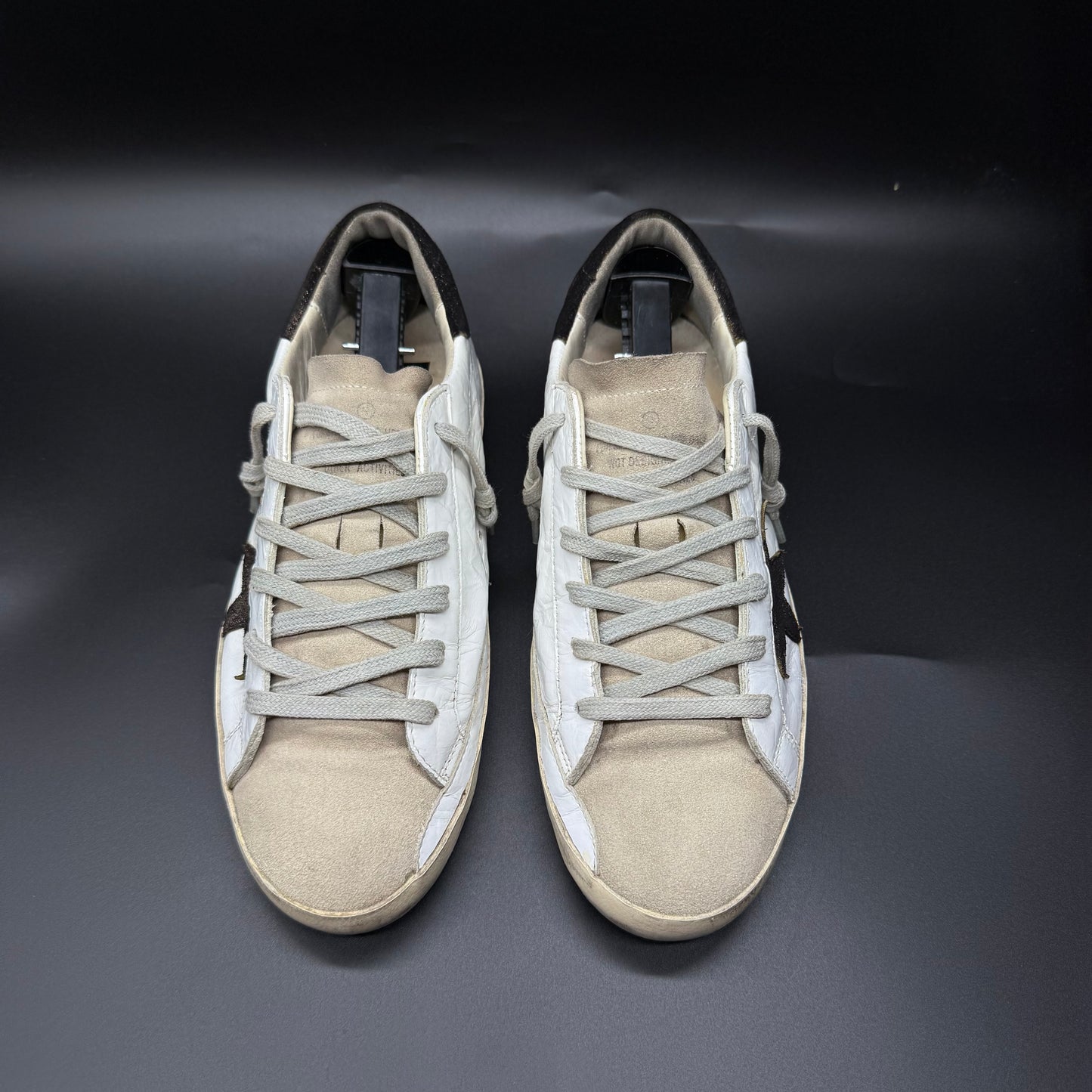 Golden Goose Superstar - Blanc/Noir/Kaki ◼️