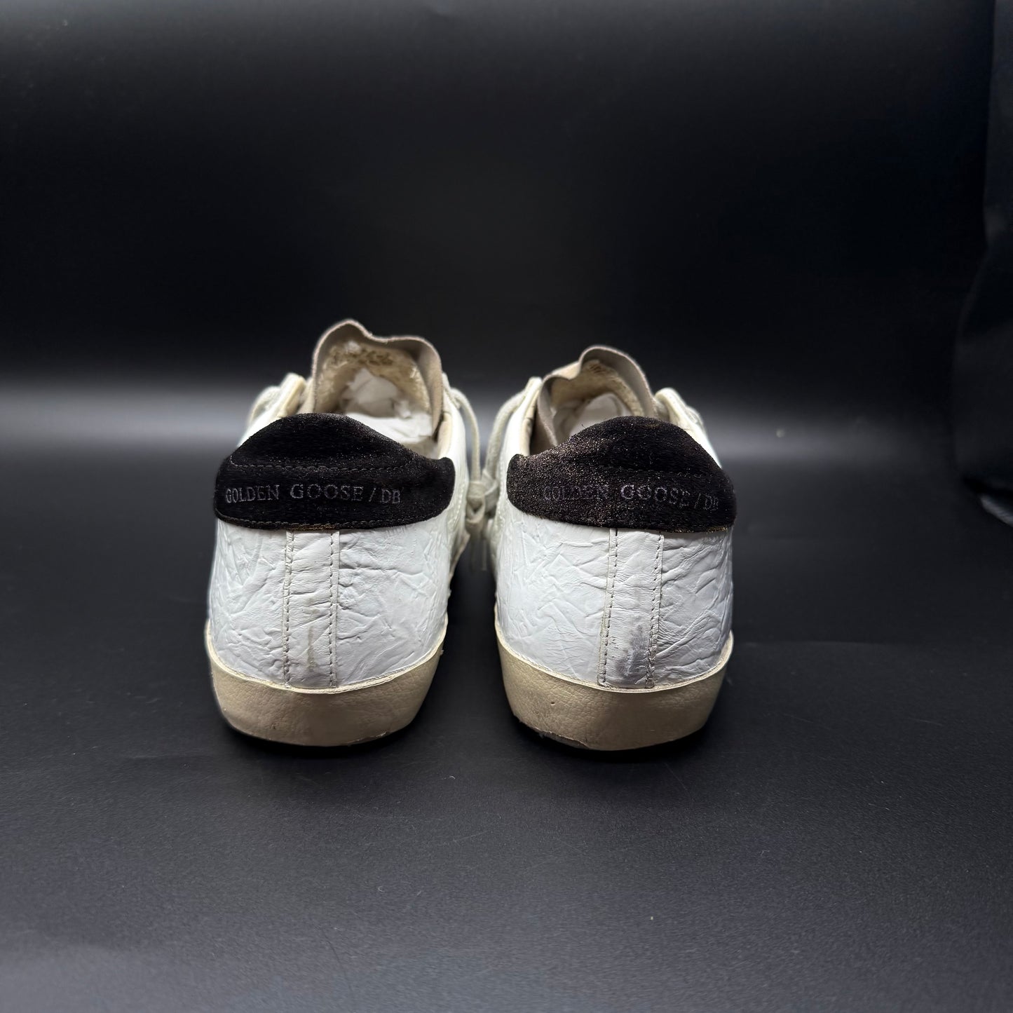 Golden Goose Superstar - Blanc/Noir/Kaki ◼️