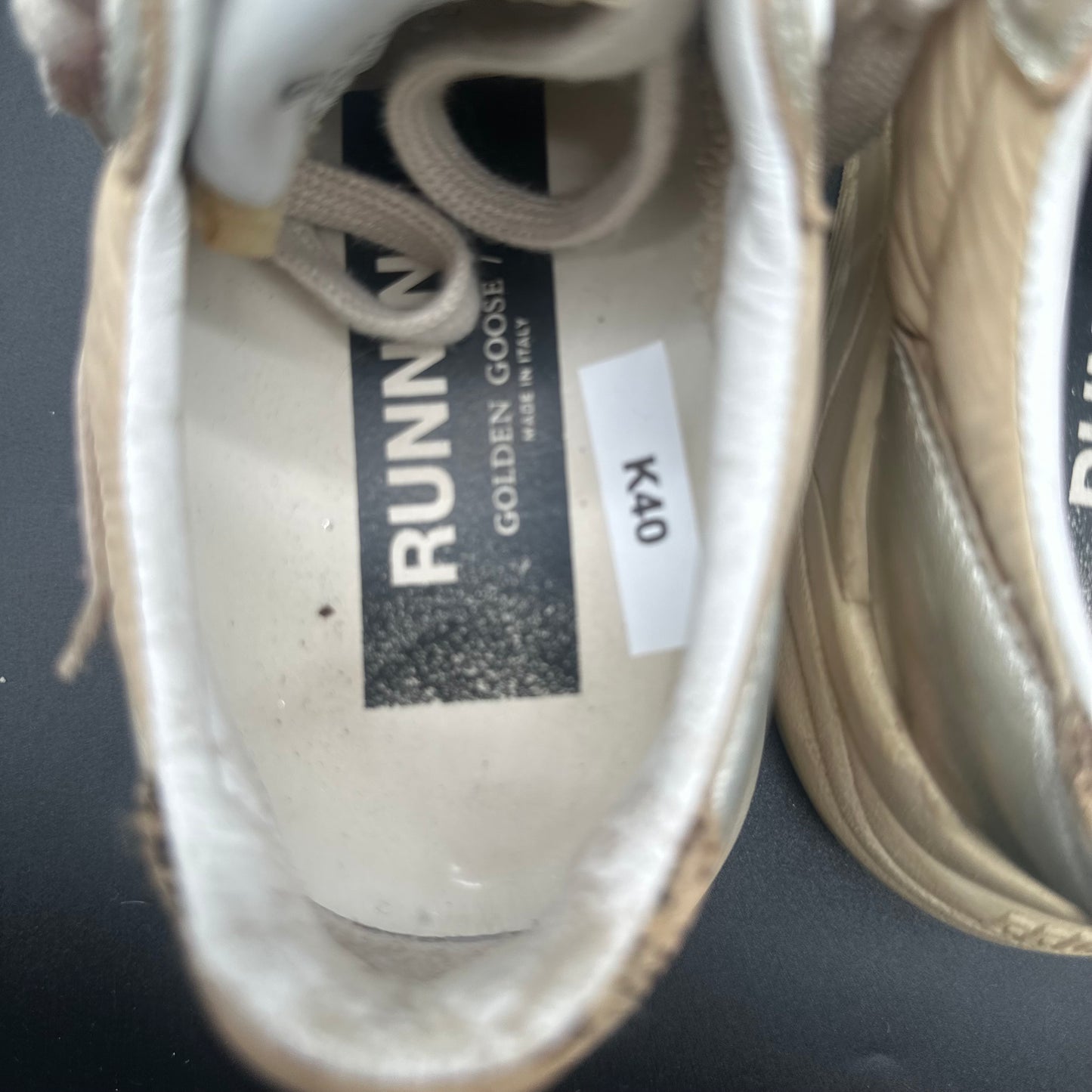 Golden Goose Running - Or Beige Rose K40