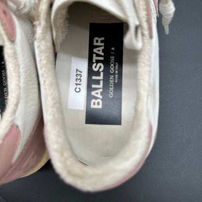 Golden Goose Ballstar - Blanc Rose C1337