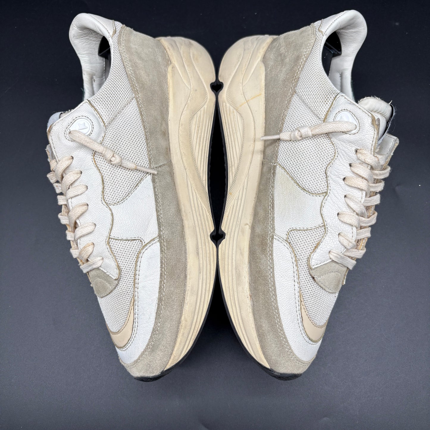 Golden Goose Running - Blanc Noir Gris C1332