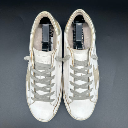 Golden Goose Superstar - Blanc Argent Beige C1284