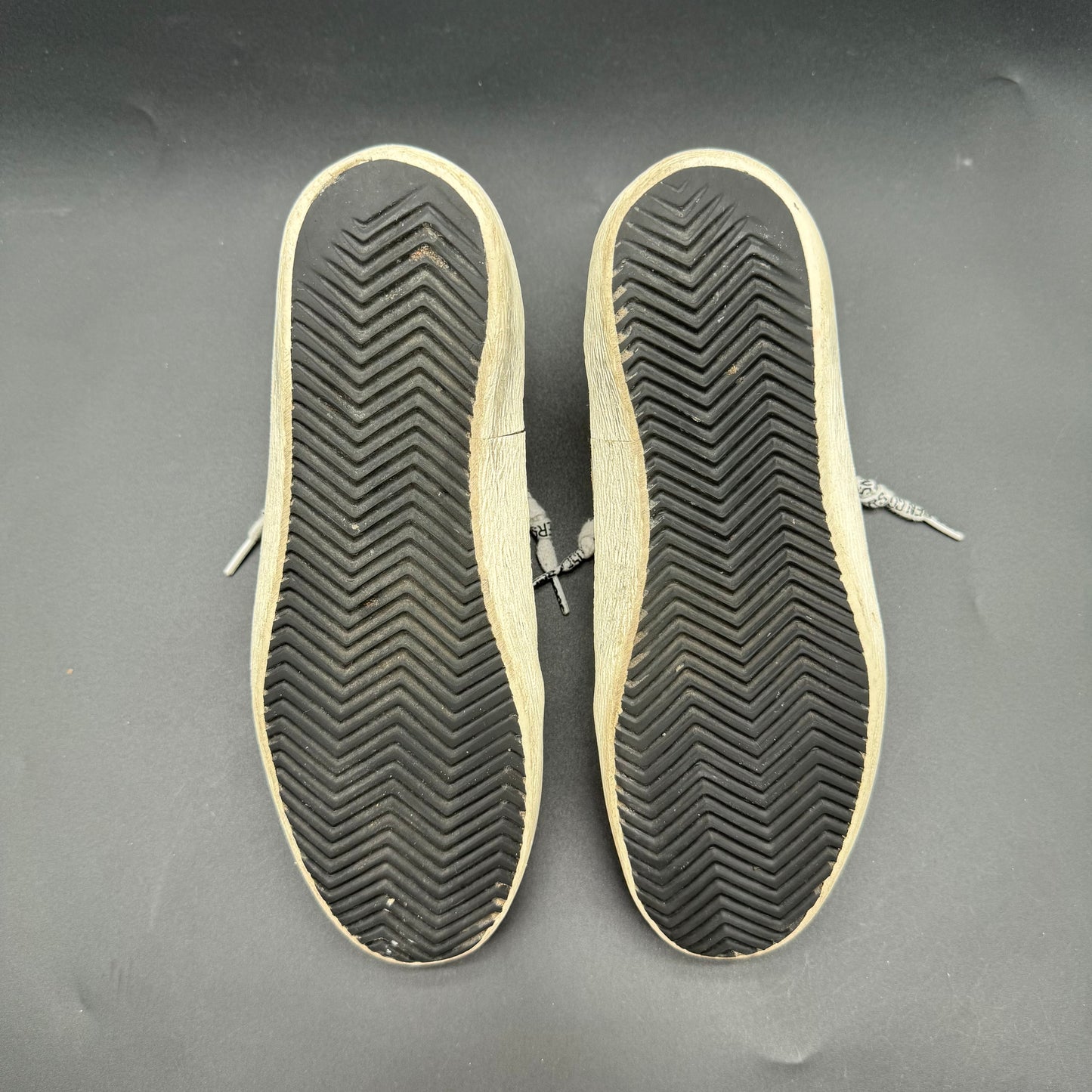 Golden Goose Mid-Star - Leopard Rose Blanc K54