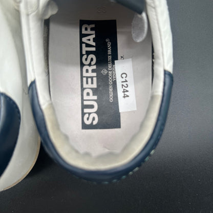 Golden Goose Superstar - Blanc Bleu Beige C1244