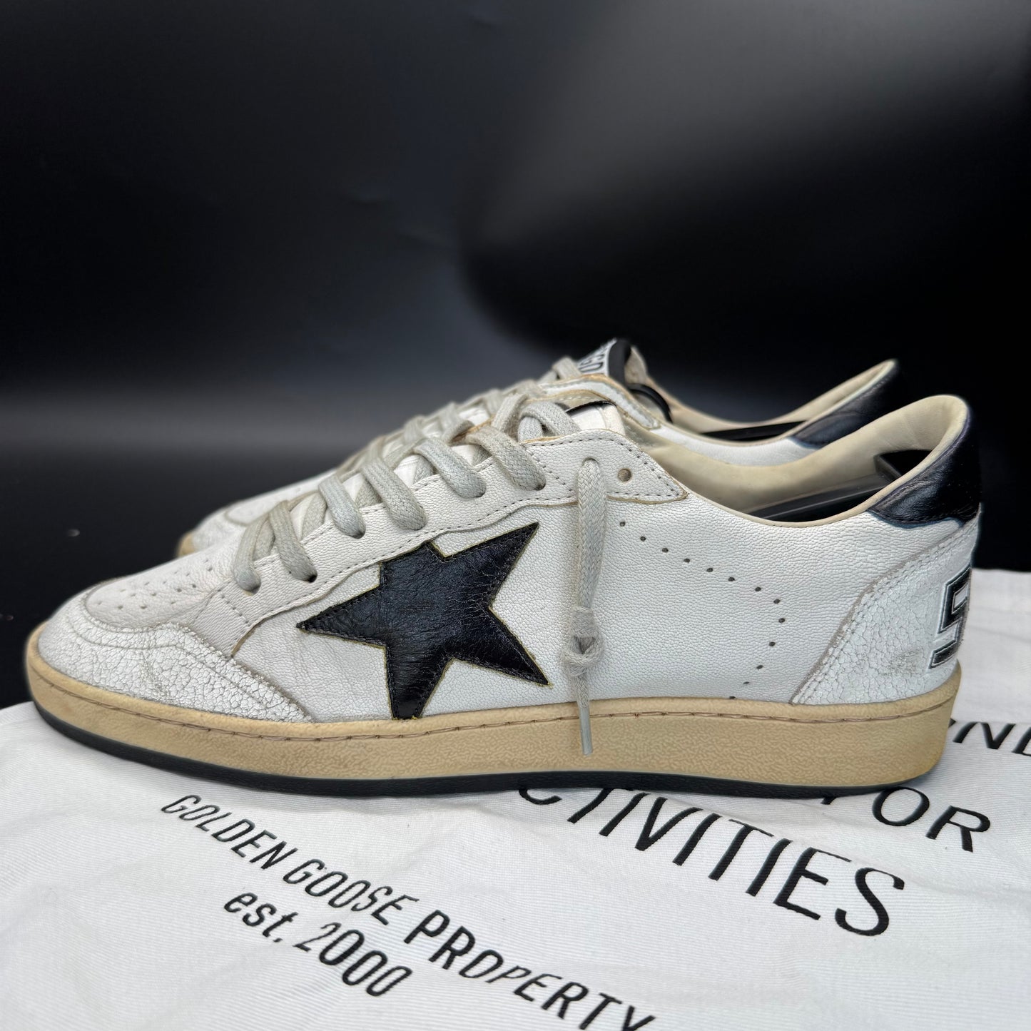 Golden Goose Ballstar - Blanc/Noir/◼️