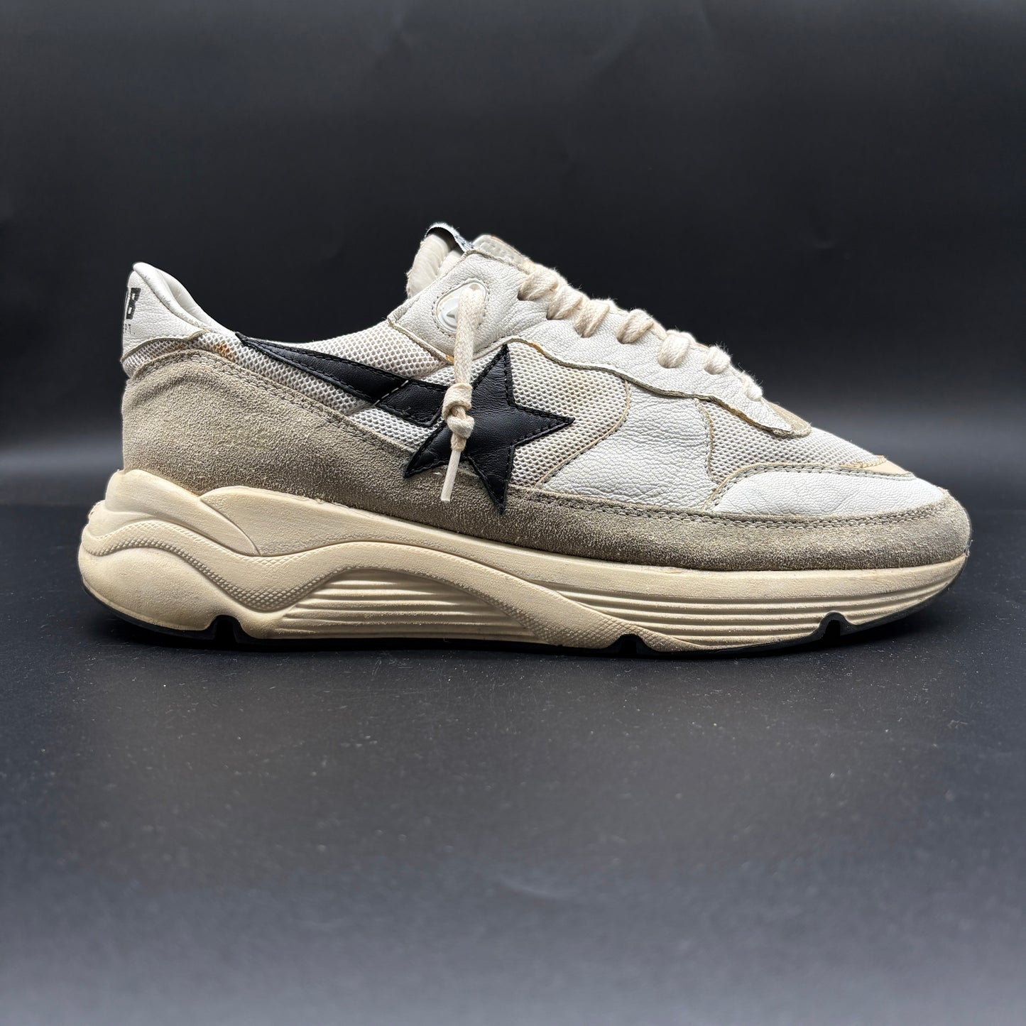 Golden Goose Running - Blanc Noir Gris C1332