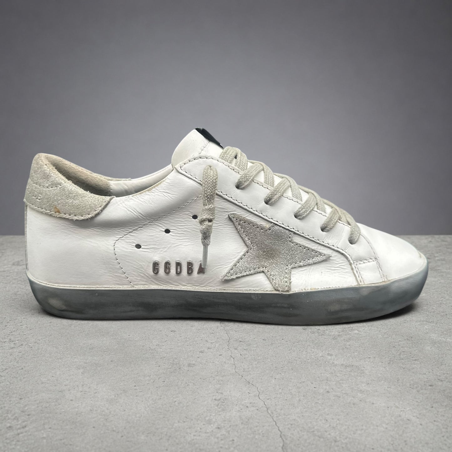 Golden Goose Superstar - Blanc Argent C1429