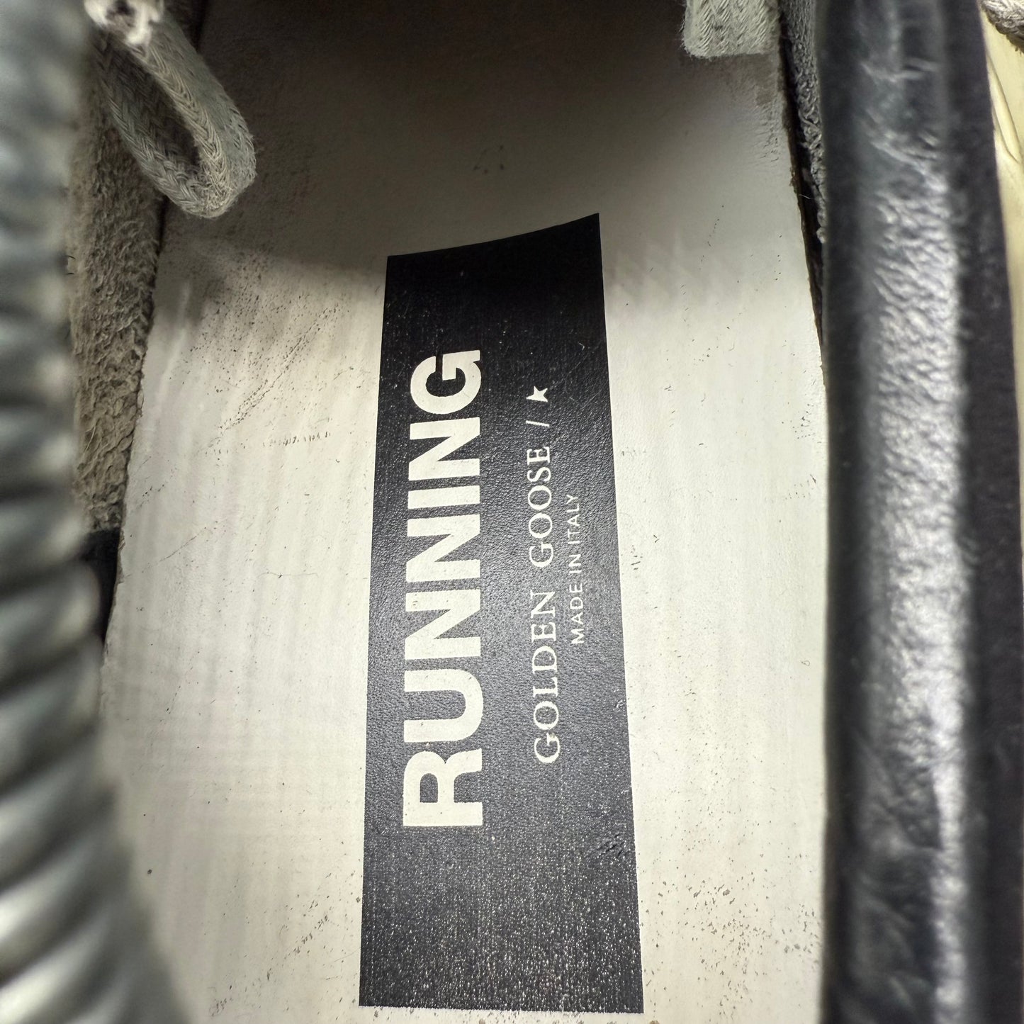 Golden Goose Running - Noir Gris