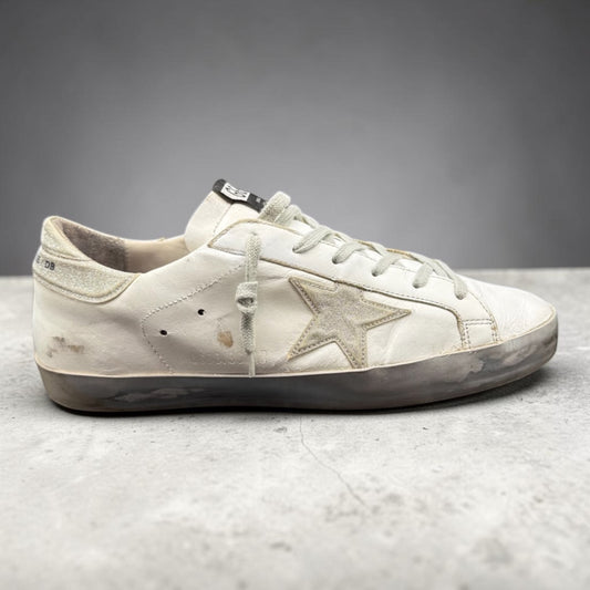 Golden Goose Superstar - Blanc Gris Argenté K3