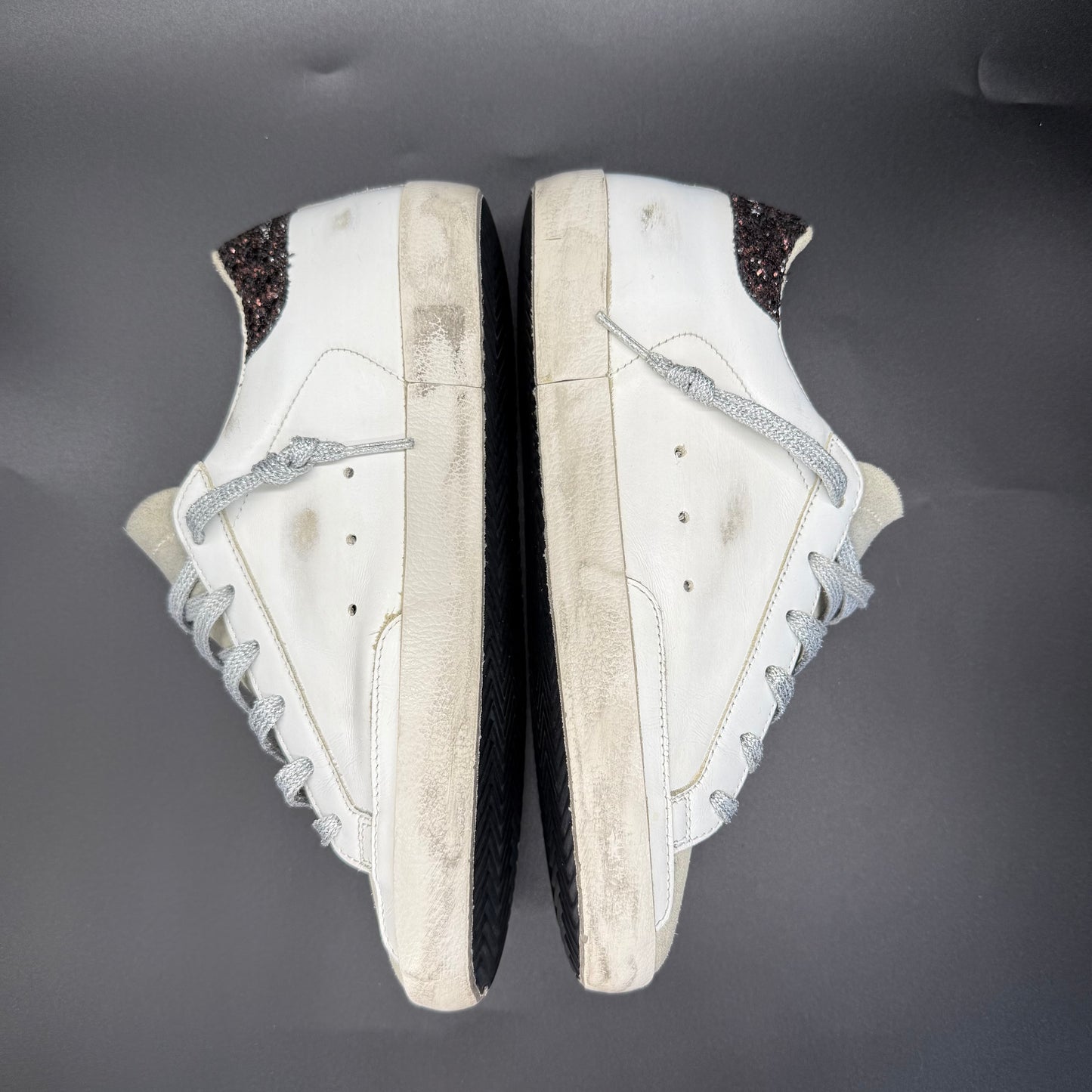 Golden Goose Superstar - Blanc/Rose/Pailettes ◼️