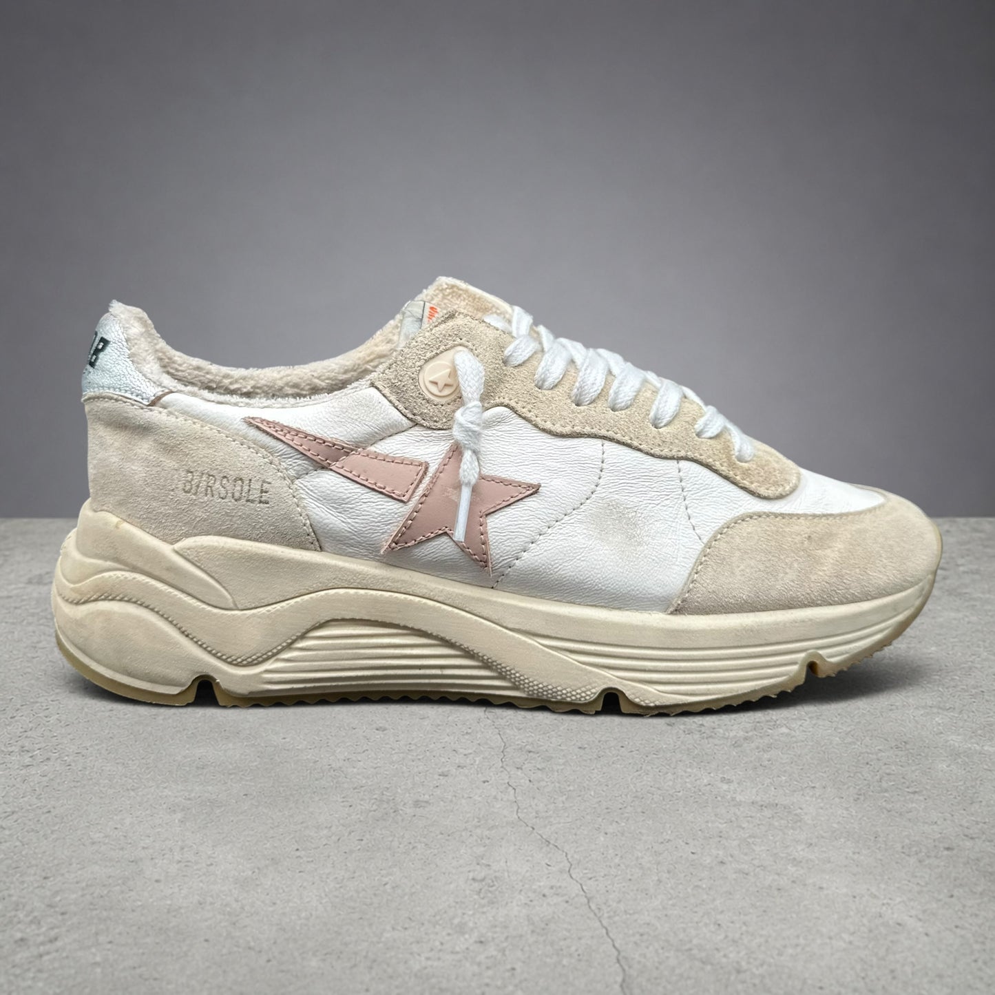 Golden Goose Running - Blanc Beige Rose C1217