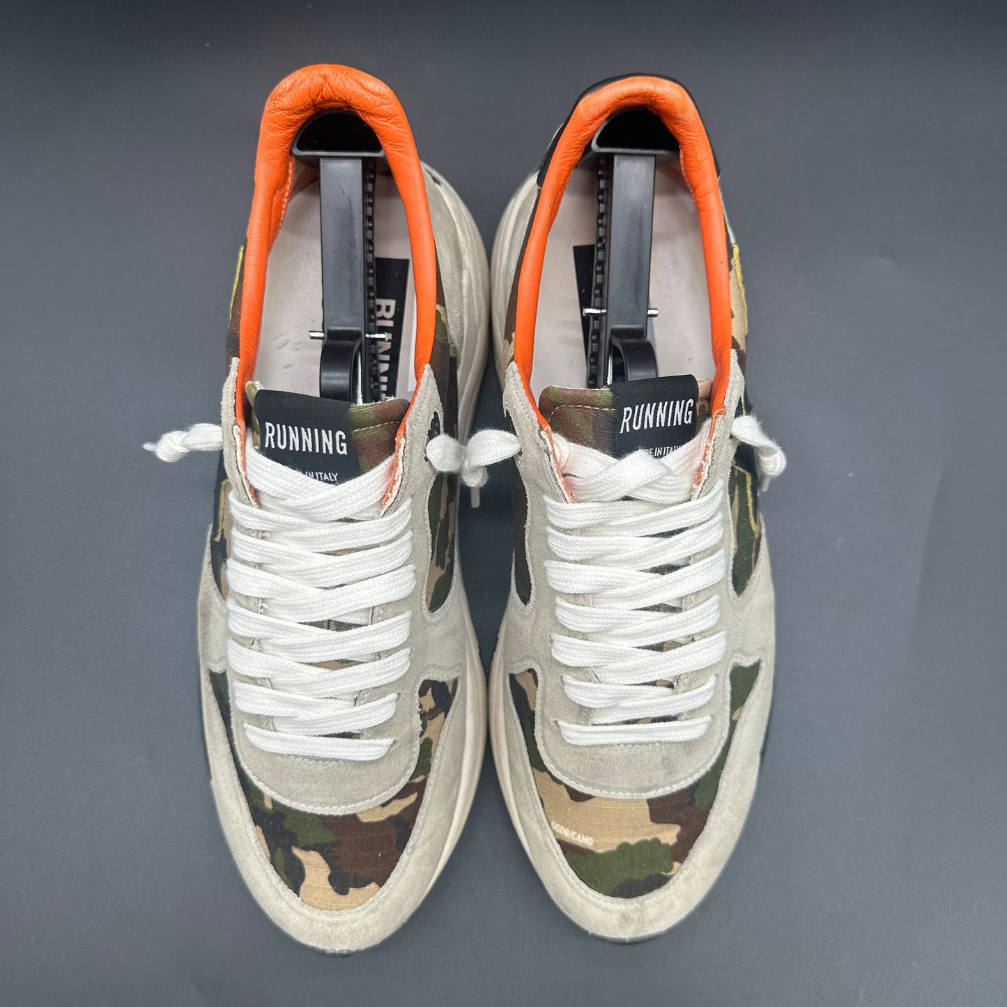 Golden Goose Running - Beige Noir Orange Militaire C1207