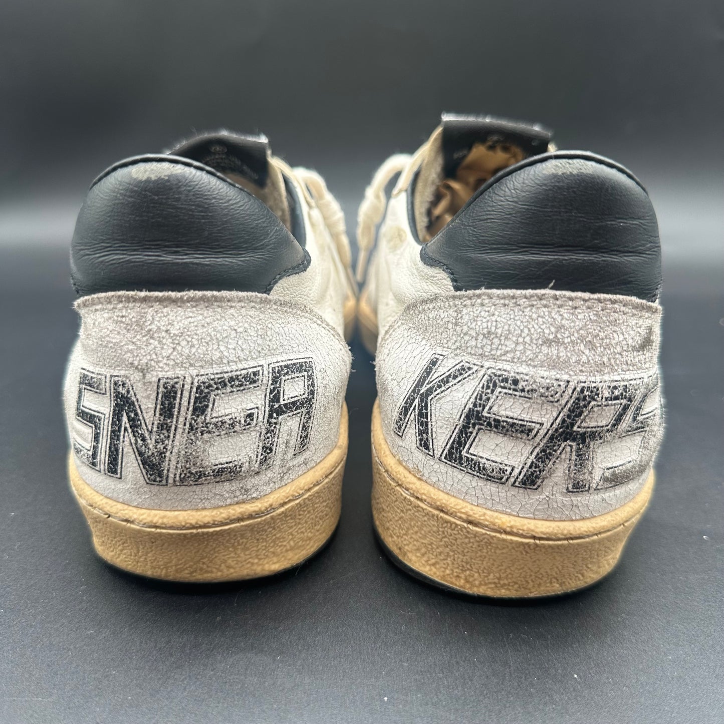 Golden Goose Ballstar - Blanc Noir C1386