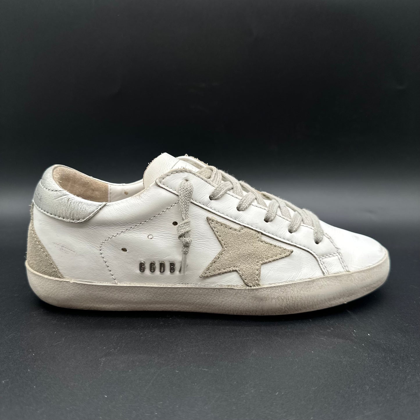 Golden Goose Superstar - Blanc Beige Argent P428