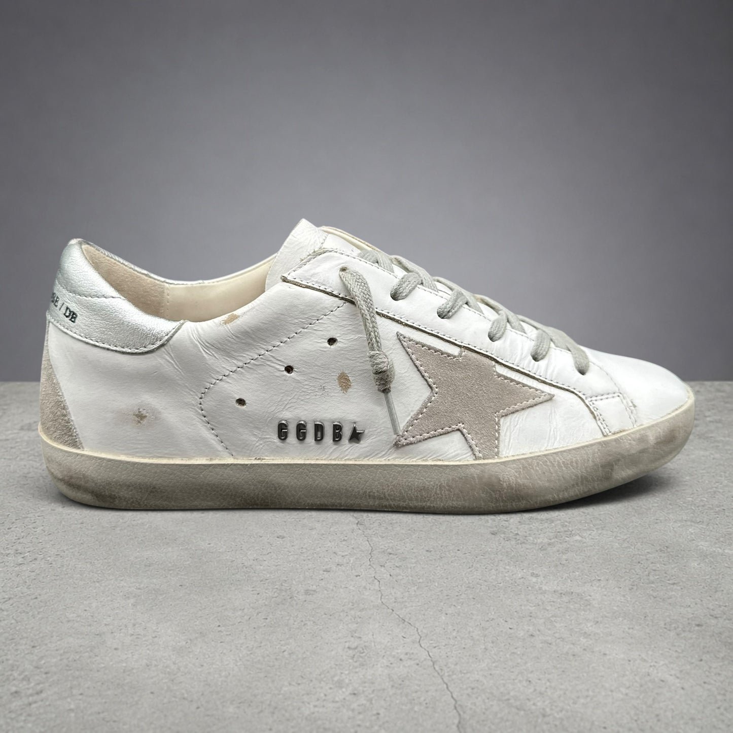 Golden Goose Superstar - Blanc Beige Argent P437