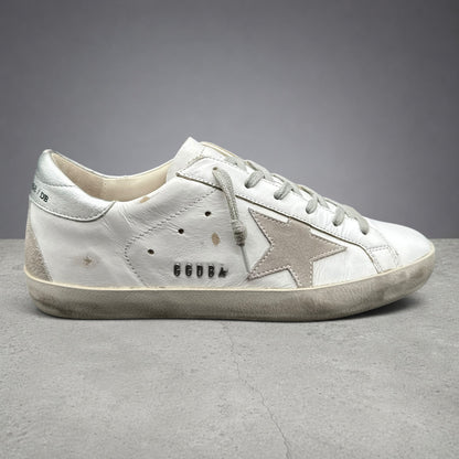 Golden Goose Superstar - Blanc Beige Argent P437