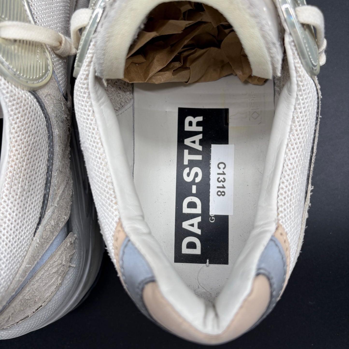 Golden Goose Dad-Star - Gris Beige C1318