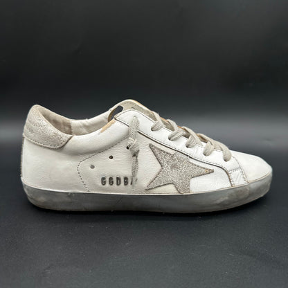 Golden Goose Superstar - Blanc Argent K38